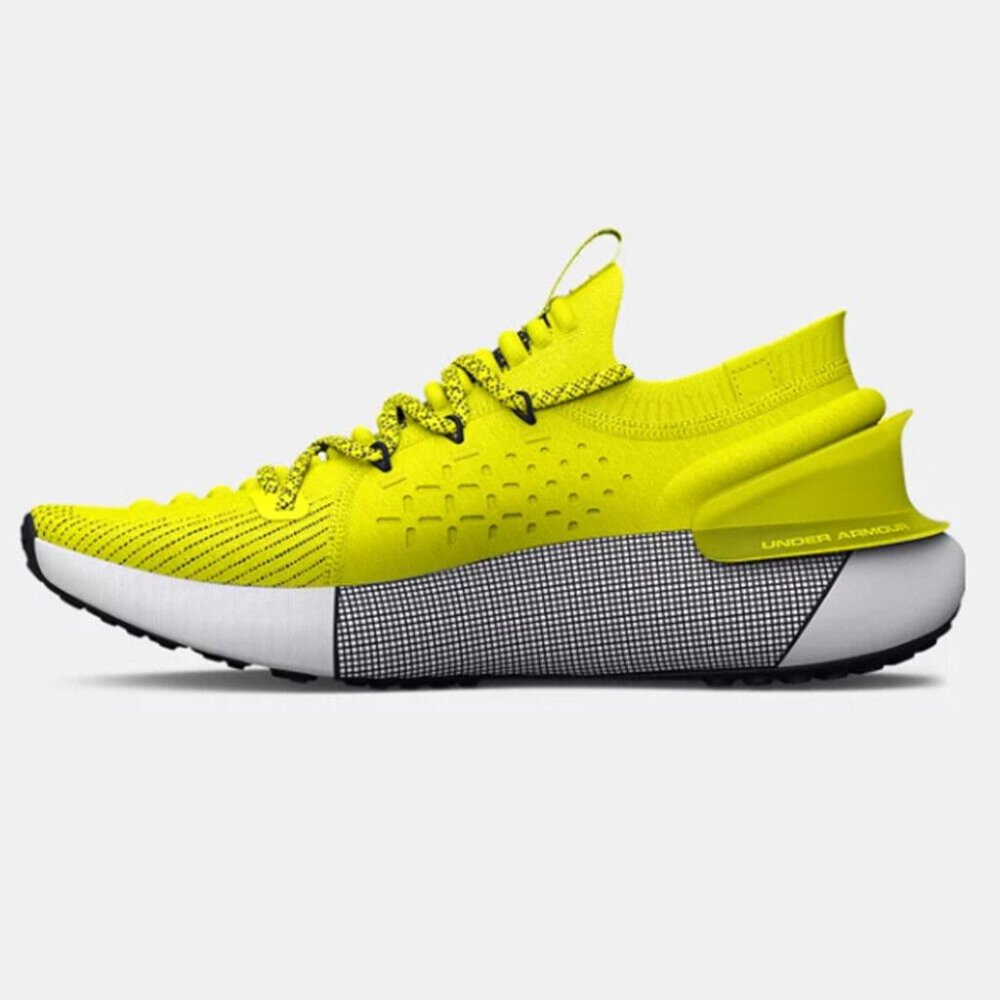 Under Armour Hovr Phantom 3 Mens Running Shoes Yellow 3025516-300 NEW Sz 9 - Picture 4 of 7